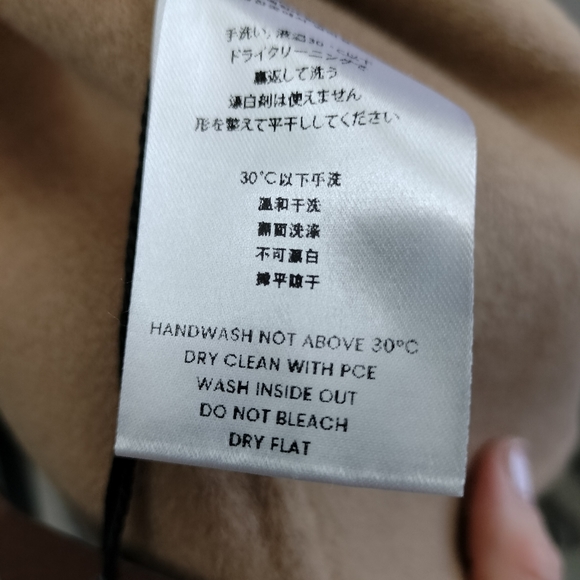 🆕 Gentle Herd 100% Wool Belted Wrap Coat in Camel - Picture 11 of 14